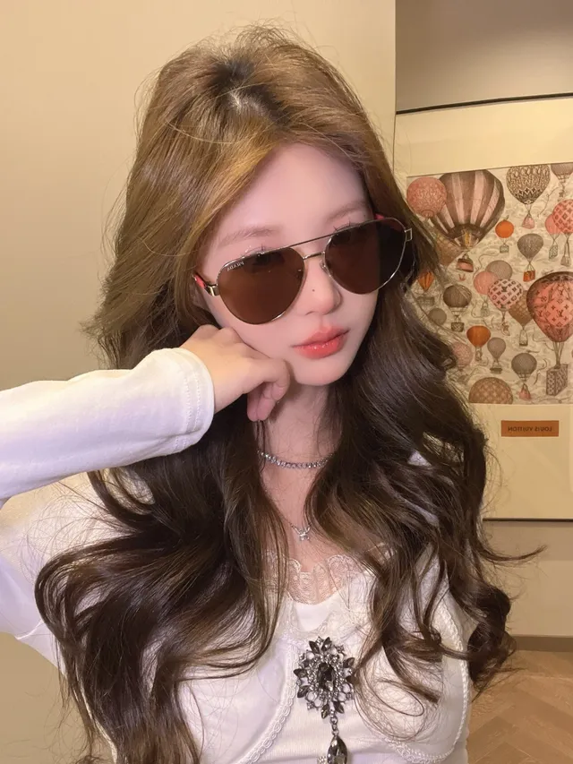 Ray-Ban Aviator Gradient Brown Sunglasses 5