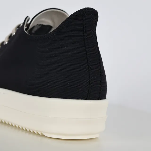 Rick Owens DRKSHDW Geobasket Black Canvas Platform Lifestyle Sneakers 4