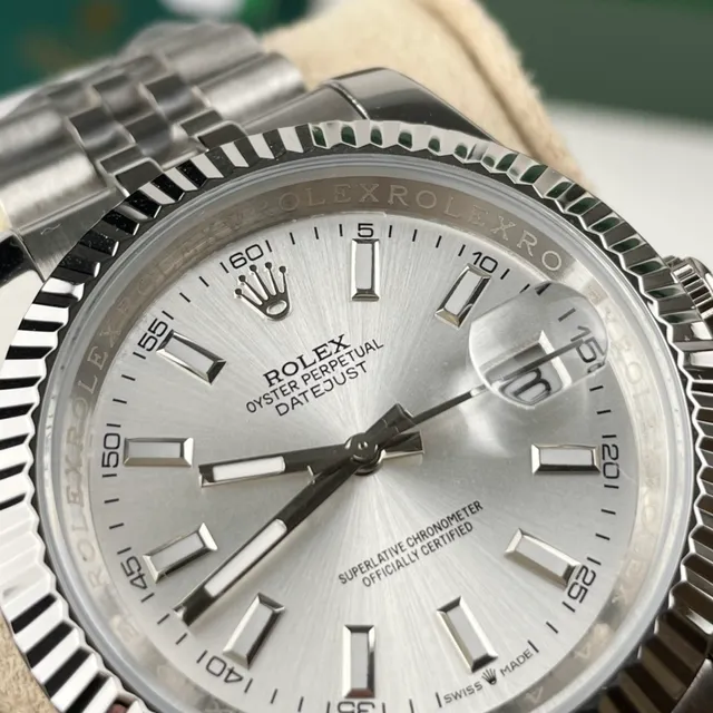 Rolex Datejust Stainless Steel Silver Dial Mechanical Watch 5