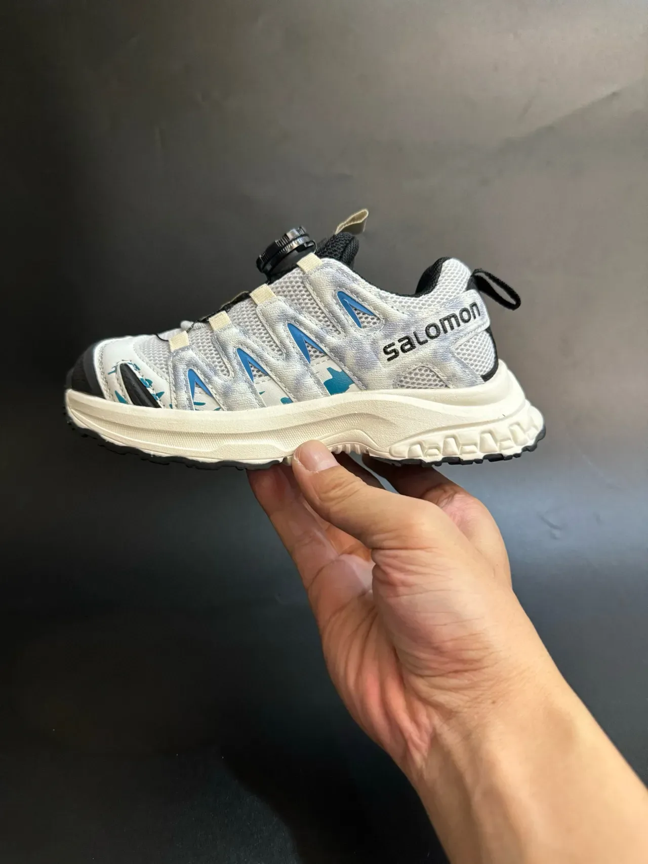 Salomon ACS Pro Gris Noir Blanc Chaussures lifestyle 10