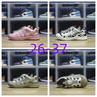 Salomon Pink White BOA Dial Closure Crisscross Synthetic Strap Overlay Lifestyle Sneakers