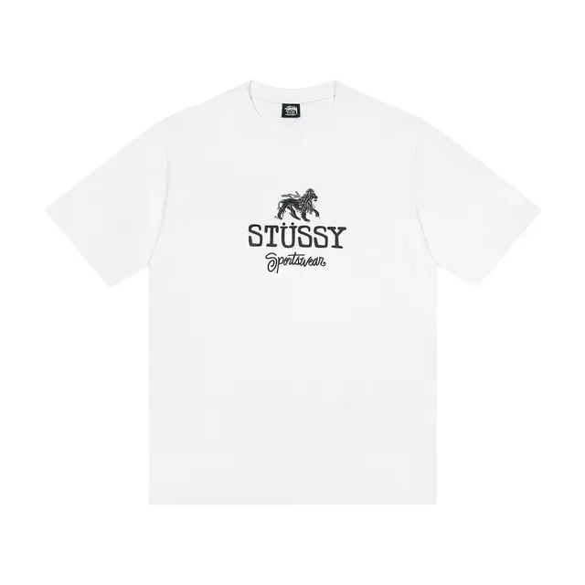Stussy Stock Logo Sportswear Lion Graphic T-Shirt 3