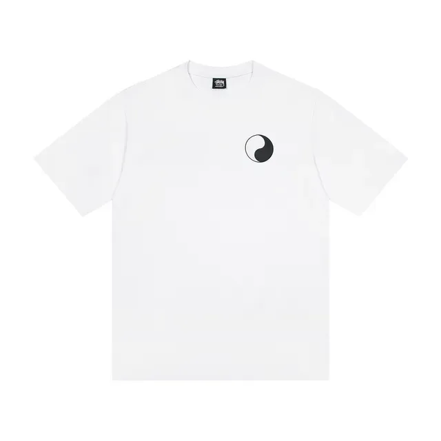 Stussy Stock Logo Yin-Yang Graphic T-Shirt 4