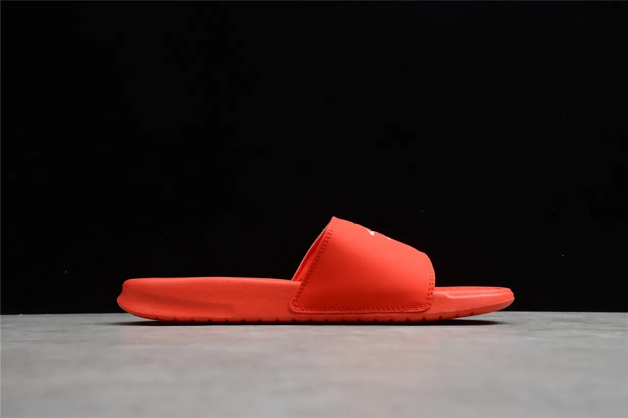 Stussy x Nike Benassi Slide Sandálias Laranja 5