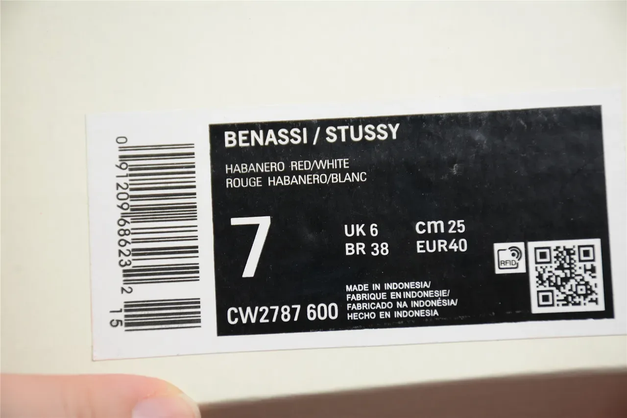 Stussy x Nike Benassi Slide Sandálias Laranja 8