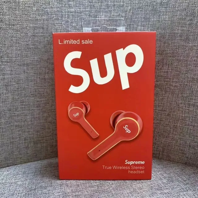 Supreme TWS-L3 Rouge Or Finition Mate Bord Accent TWS Écouteurs 7