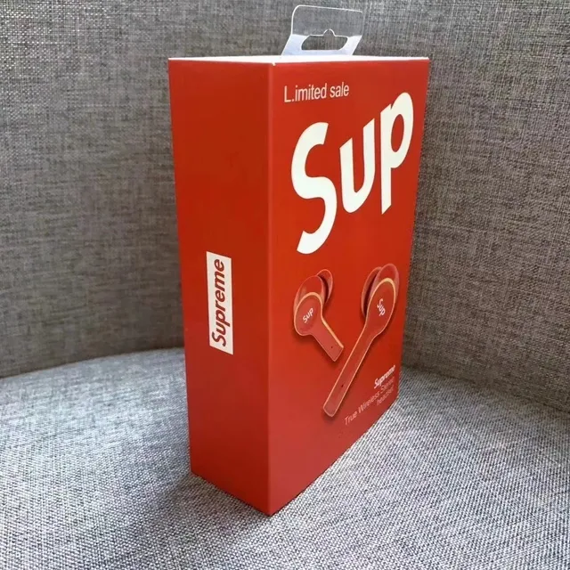 Supreme TWS-L3 Rouge Or Finition Mate Bord Accent TWS Écouteurs 10
