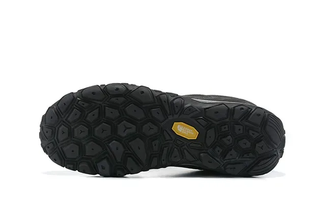 The North Face Black Gray Suede And Mesh Upper Aggressive Multi-Directional Tread Sneakers 8
