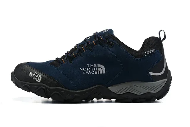 The North Face Black Gray Suede And Mesh Upper Aggressive Multi-Directional Tread Sneakers 9