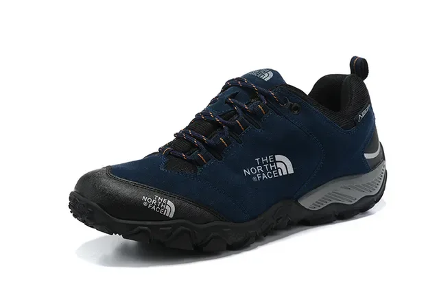 The North Face Black Gray Suede And Mesh Upper Aggressive Multi-Directional Tread Sneakers 10