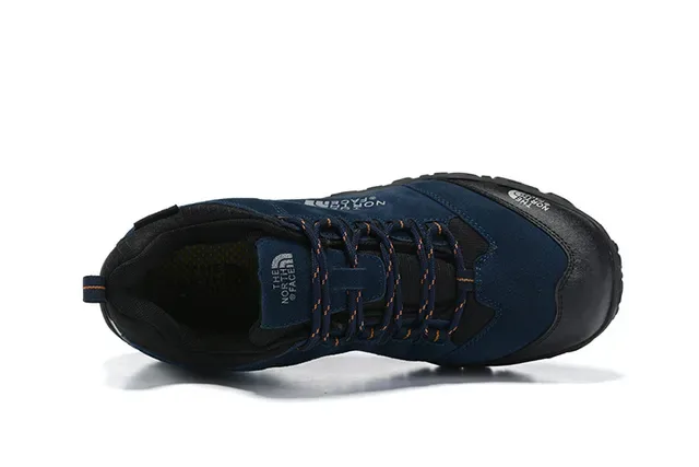 The North Face Black Gray Suede And Mesh Upper Aggressive Multi-Directional Tread Sneakers 13