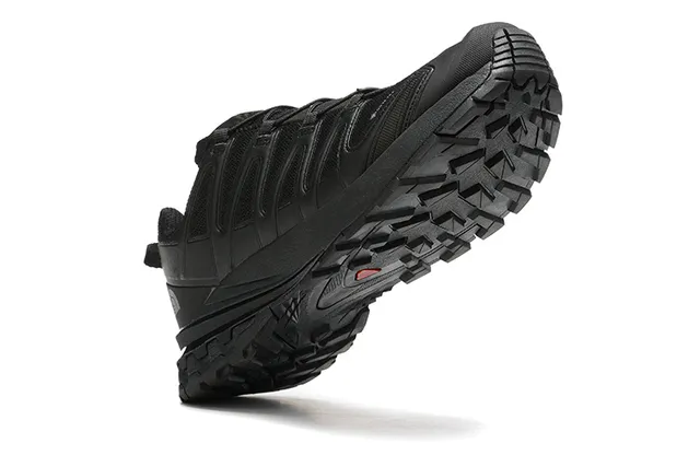 The North Face Black Green Technical Trail Silhouette Mesh And Synthetic Upper Running Shoes 3