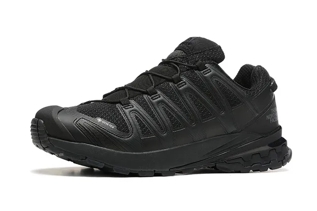The North Face Black Green Technical Trail Silhouette Mesh And Synthetic Upper Running Shoes 7