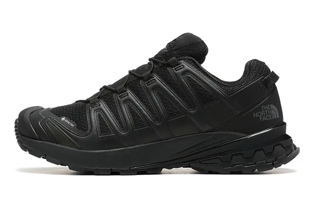 The North Face Black Green Technical Trail Silhouette Mesh And Synthetic Upper Running Shoes 8