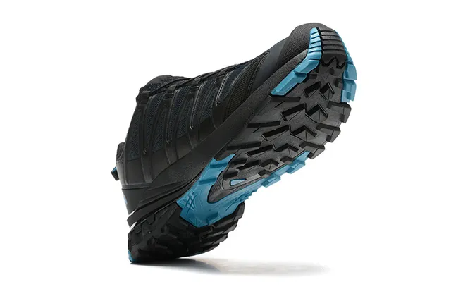 The North Face Black Green Technical Trail Silhouette Mesh And Synthetic Upper Running Shoes 10