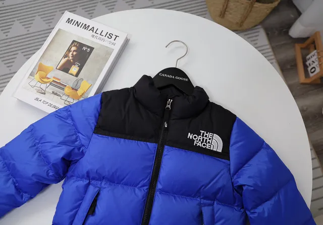 The North Face Green Black Quilted Puffer Contrast Yoke Down Jacket 12