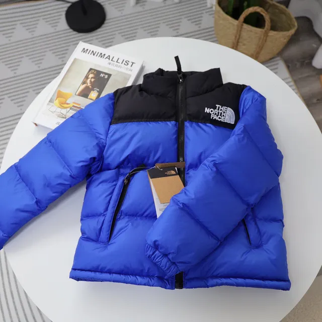 The North Face Green Black Quilted Puffer Contrast Yoke Down Jacket 13