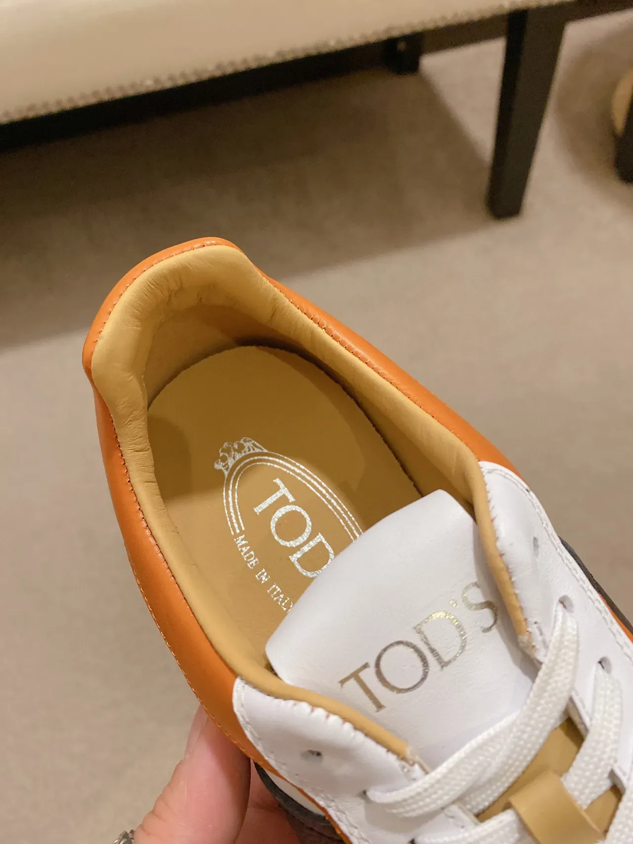 Tod's Gommino chaussure blanche beige marron noir style de vie chaussure 5