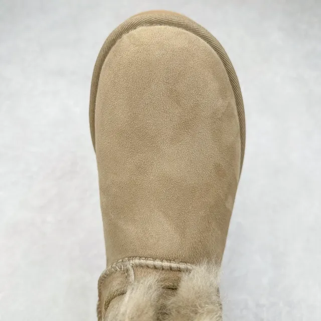 UGG Beige Brown Suede Upper Shearling-Lined Snow Boots 3