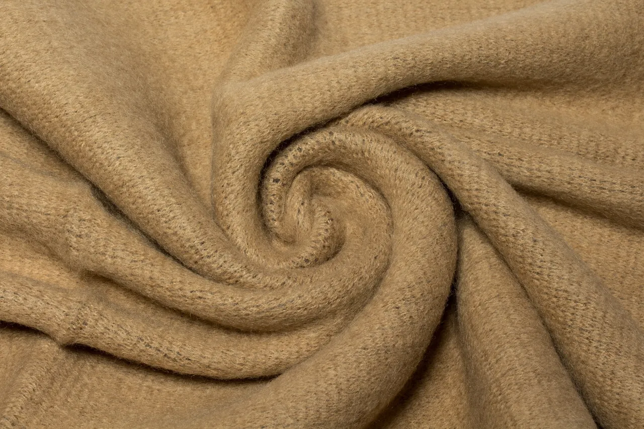 UGG Beige Brown Wool-Like Knit Two-Tone Fringe Cashmere Scarf 8