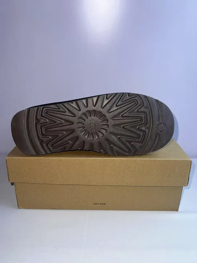 UGG Classic Mini Dark Gray Suede Snow Boots 2