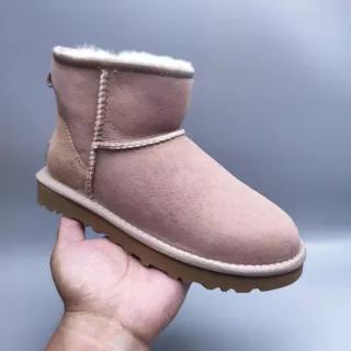 UGG Classic Mini Botas de Nieve de Ante Rosa Polvo