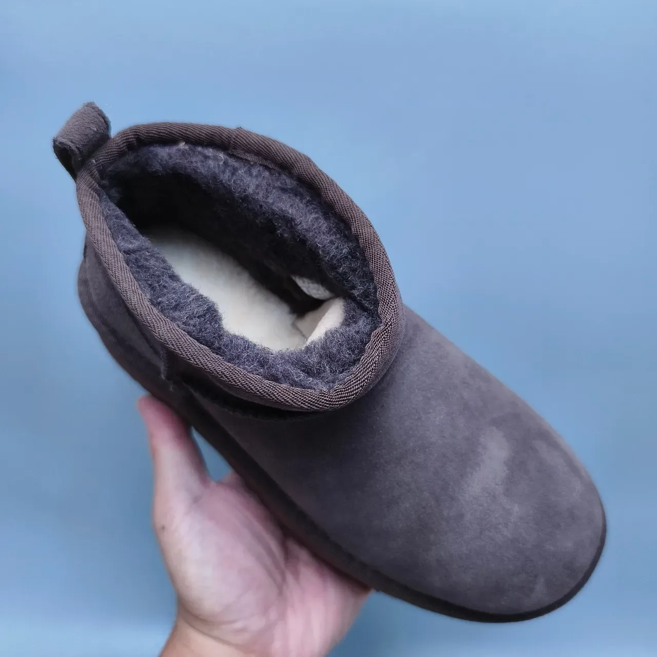 UGG Classic Mini Platform Brown Suede Snow Boots 3