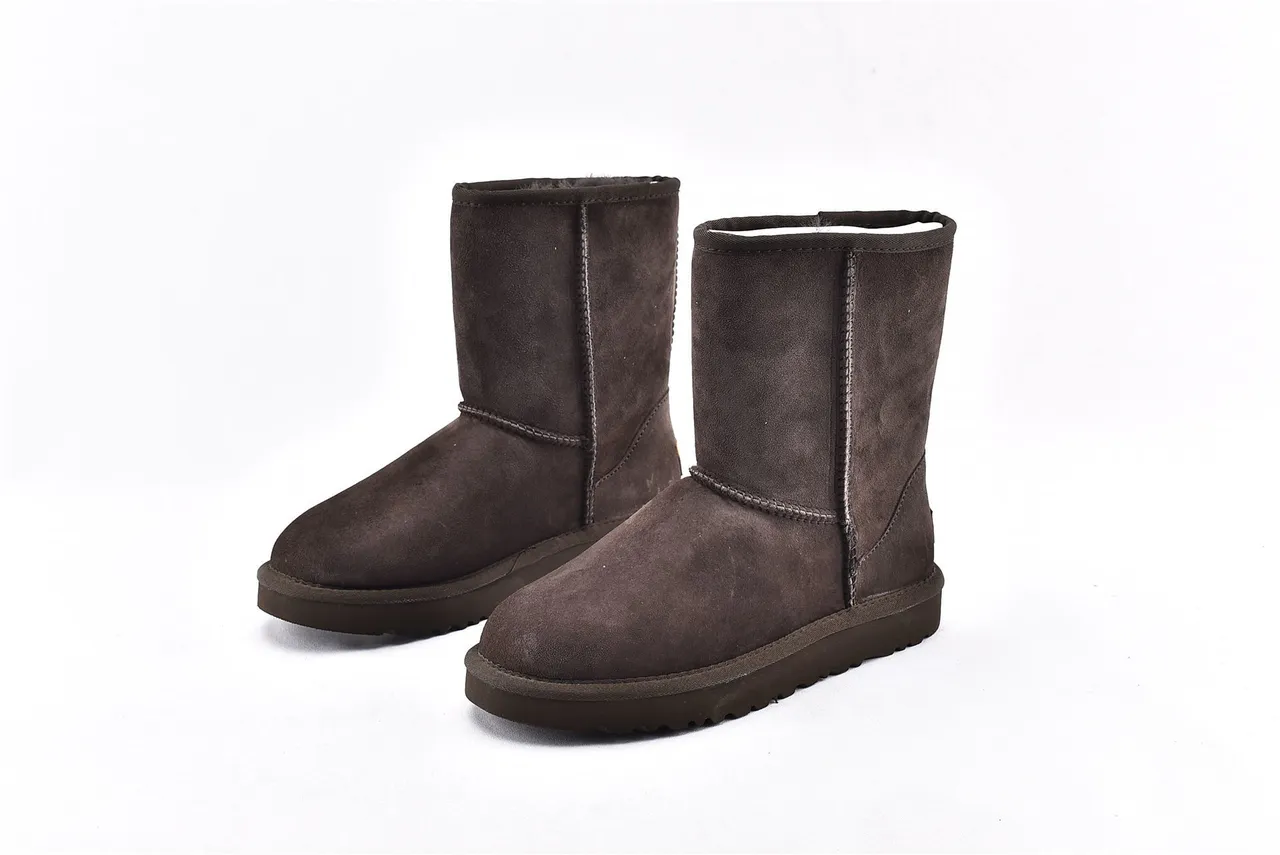 UGG Classic Short Brown Suede Snow Boots 3
