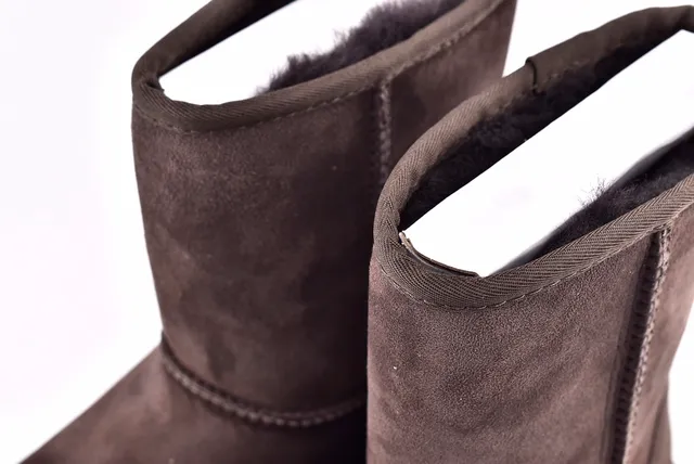 UGG Classic Short Brown Suede Snow Boots 8