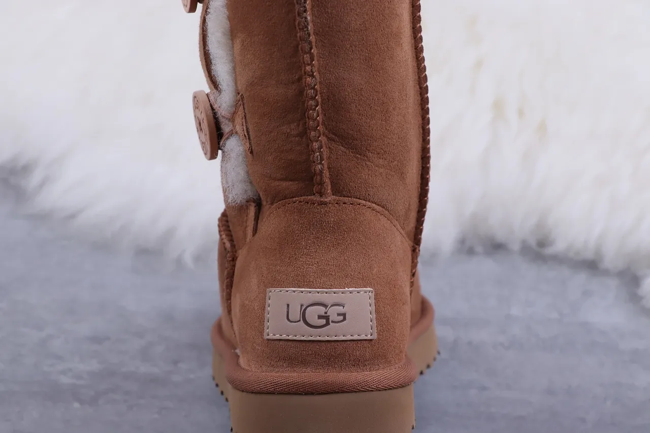 UGG Classic Tall Button Chestnut Snow Boots 5