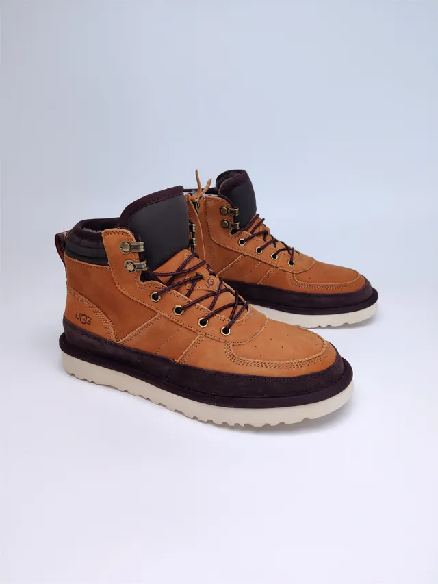 UGG Tan and Burgundy Two-Tone Suede Leather Work Boot 8