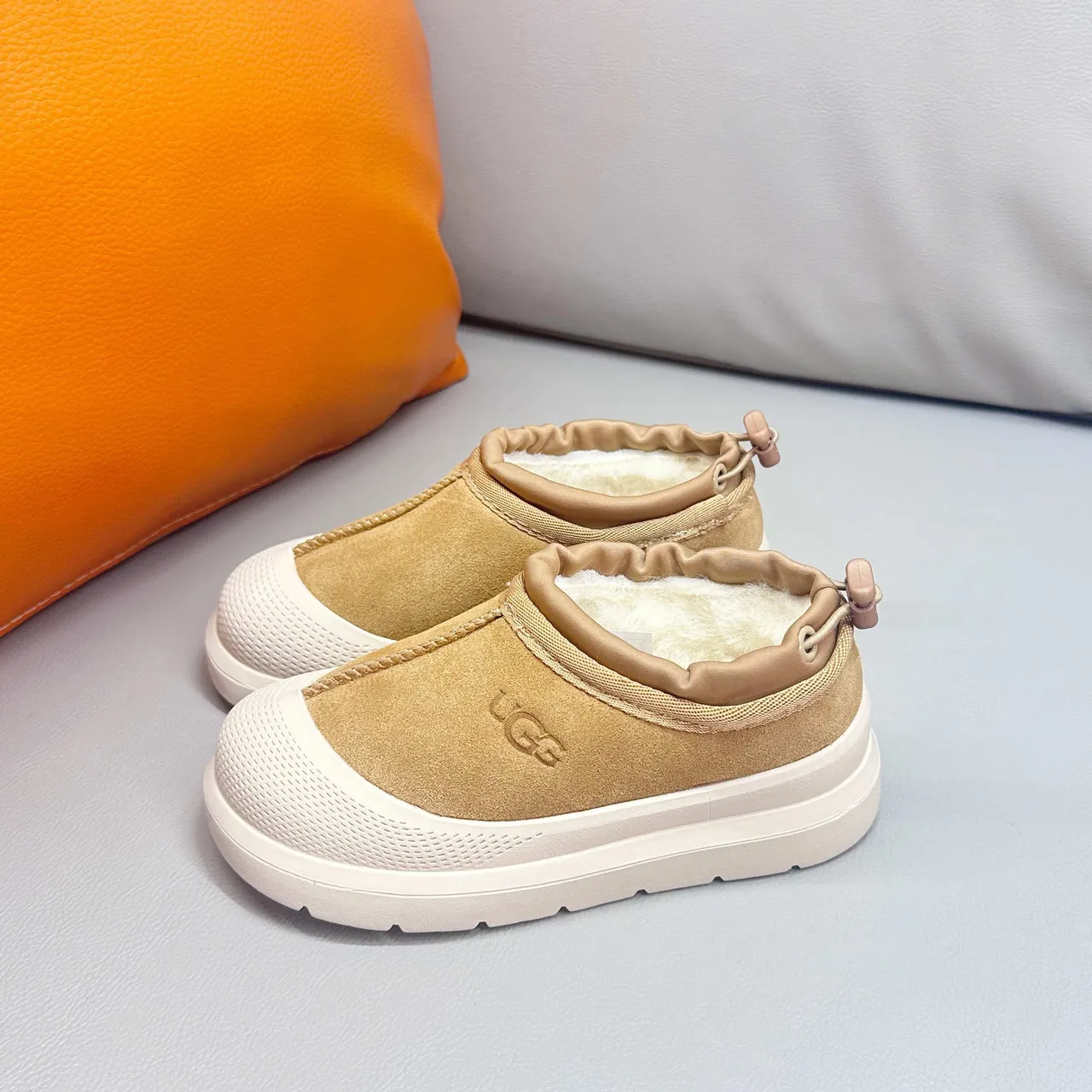 UGG Tasman Beige and White Snow Boots 24