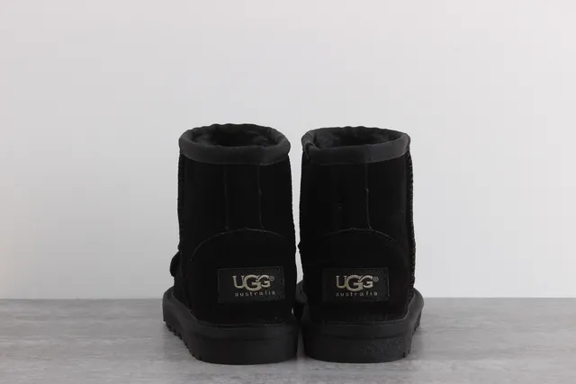 UGG Tasman Black Cat-Face Snow Boots 2