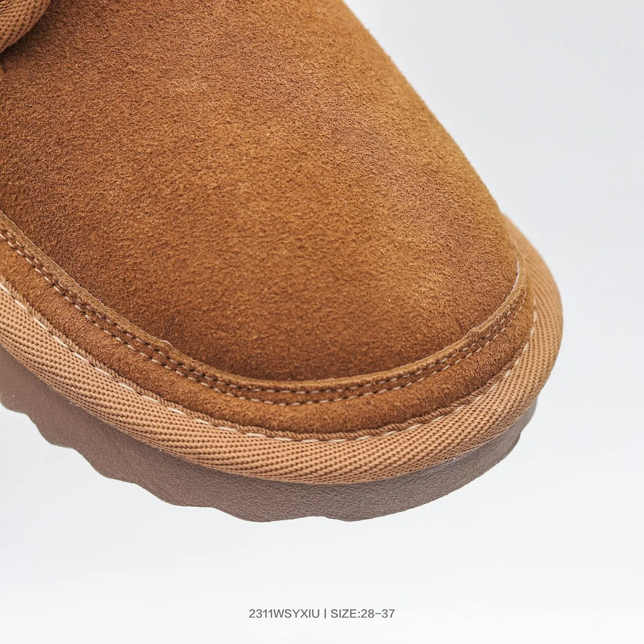 UGG Tasman Black Suede Strap Snow Boots 11