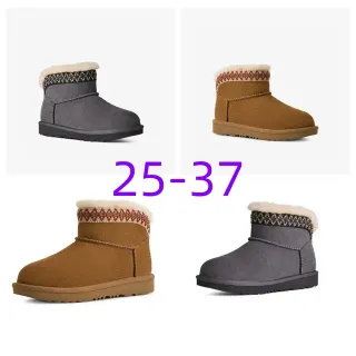 UGG Tasman Bottes de Neige Gris Charbon Doublées en Shearling