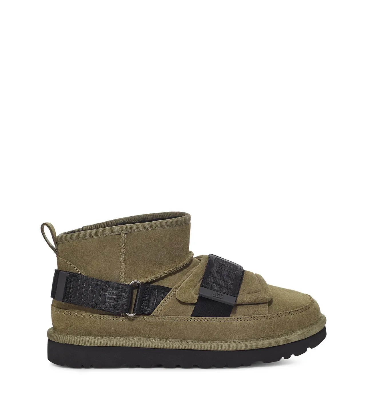 UGG Tasman Olive Green and Black Snow Boots 2