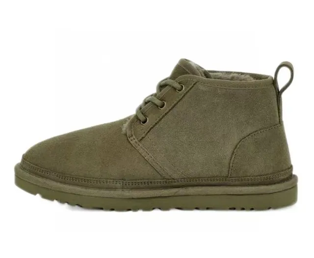 UGG Tasman Olive Green Suede Ankle Boot 3