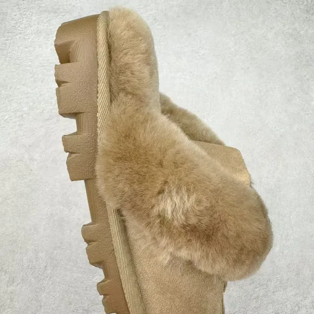 UGG Tasman Tan Shearling-Lined Suede Slipper 6