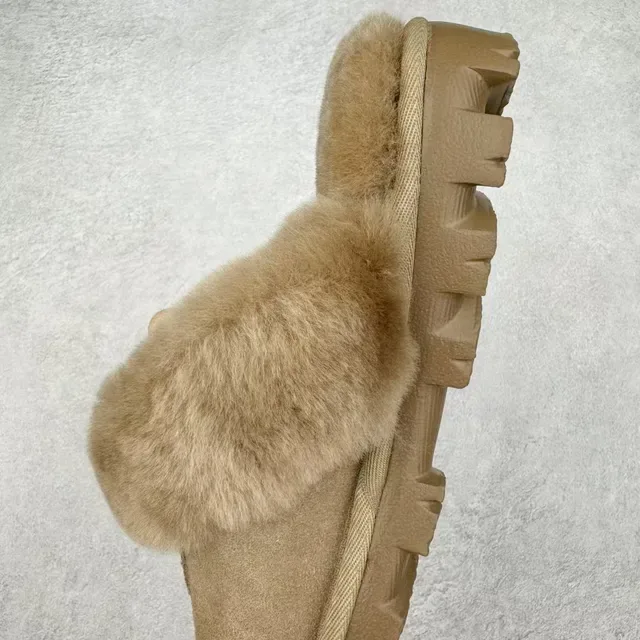 UGG Tasman Tan Shearling-Lined Suede Slipper 7