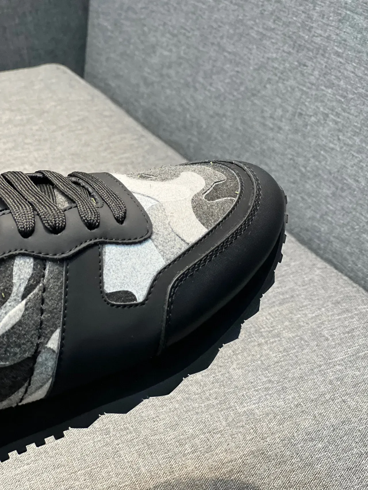 Valentino Rockstud Runner Camouflage Paneled Lifestyle Sneakers 3