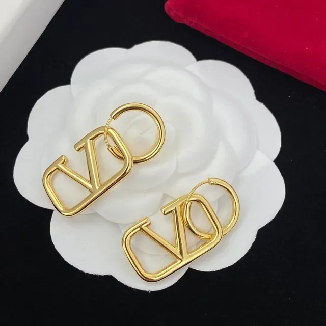 Valentino VLTN Créoles logo doré 6