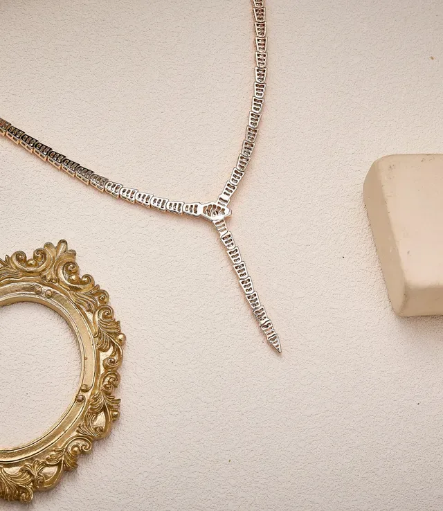 Van Cleef & Arpels Serpent Bohème Collier Diamants Pavé Or Rose 5
