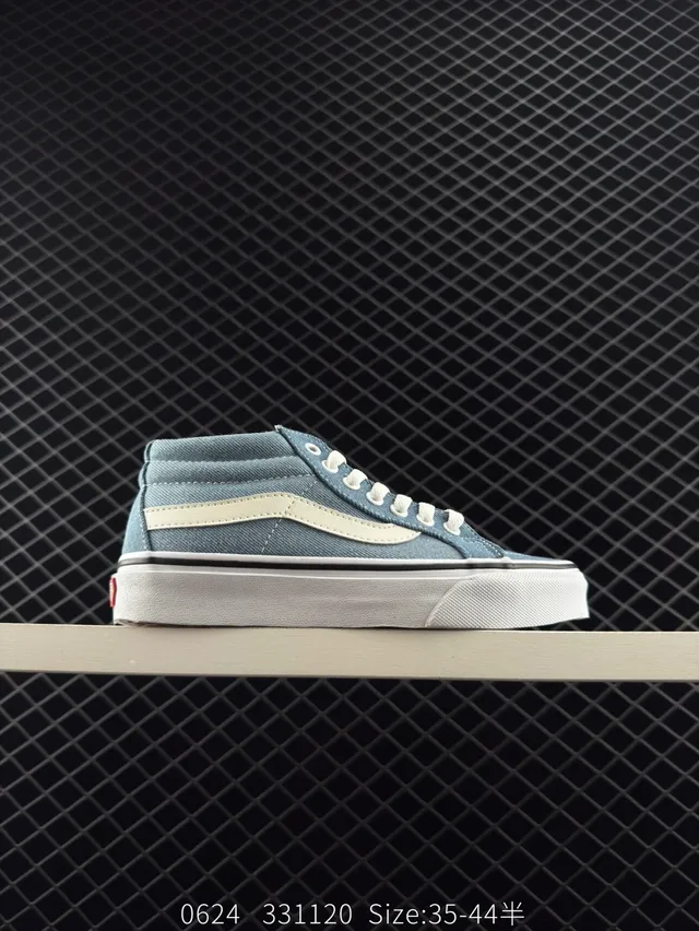 Vans Sk8-Mid Denim Blue Mid-Top Skateboard Shoes 6
