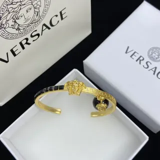 Versace Pulsera Medusa Head Oro Negro Metal Motif