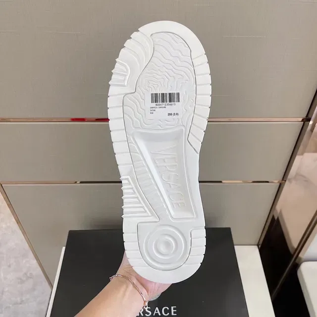 Versace Odissea White Monochrome Lifestyle Sneakers 2