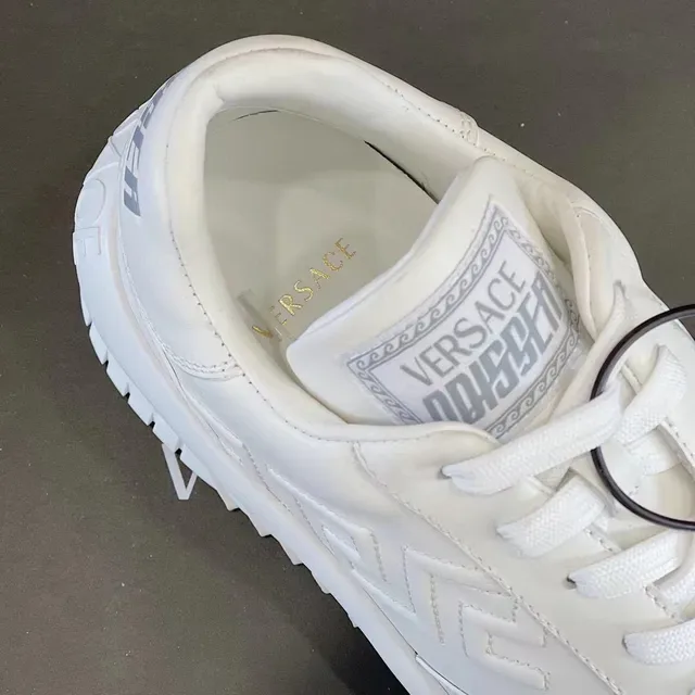 Versace Odissea White Monochrome Lifestyle Sneakers 3