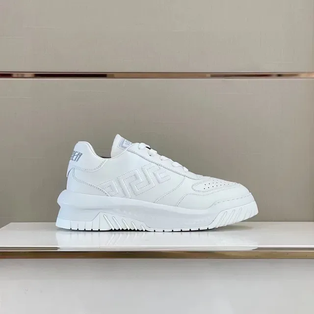 Versace Odissea White Monochrome Lifestyle Sneakers 9