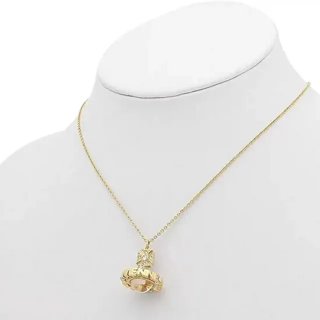 Vivienne Westwood Classic Orb Crystal-Embellished Gold-Tone Necklace 5