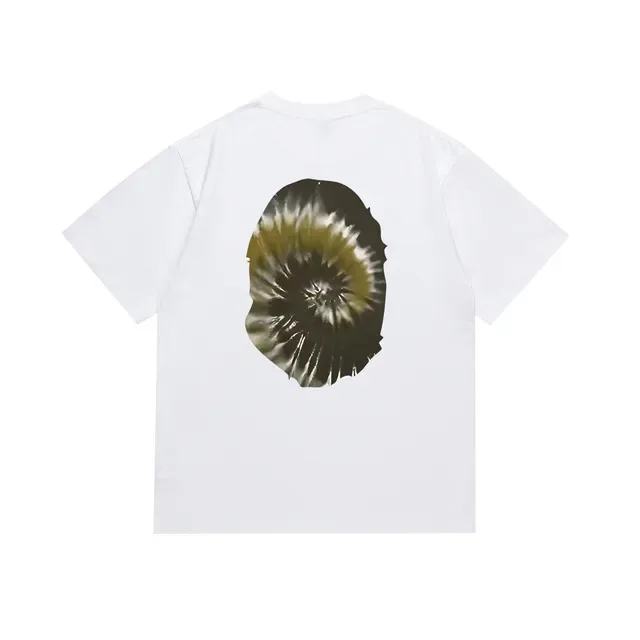 A Bathing Ape Ape Head Tie-Dye Graphic T-Shirt 13