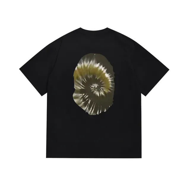 A Bathing Ape Ape Head Tie-Dye Graphic T-Shirt 15